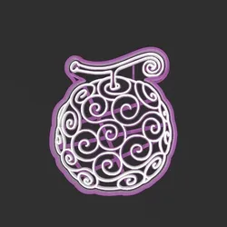 Devil Fruit, One Piece, Cookie Cutter