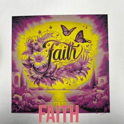 Faith Word Art Hueforge