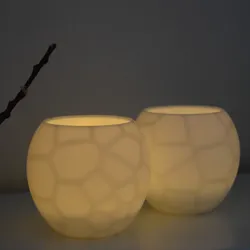 Furtive Shroud (Tealight holder - Voronoi)
