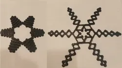 Hobermann snowflake (from 15 cm to 25 cm)