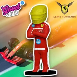 LEWIS HAMILTON DOLL FERRARI 2025 F1