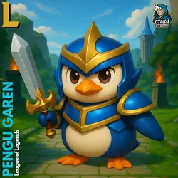 Pengu Garen - League of Legends Fan Art 3D Model