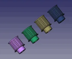pulley_T5_14_teeth_4 variant