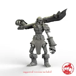 Zombie Soldier 1 inch base, 32 mm height Medium miniature