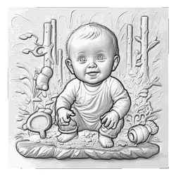 BABY IN THE SAND 5