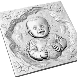 BABY ON THE WALL