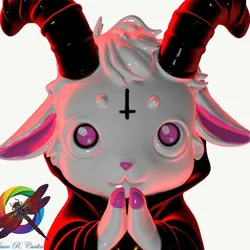 Baphomet cute Silvania Families style (Ternurines)