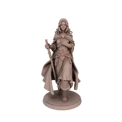 Female Mage for DnD, 28mm tabletop