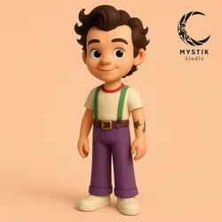 Harry Styles Cartoon | Decorative figure fanart