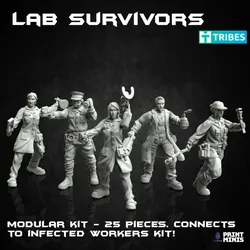 Lab Survivor Characters - Modular - The Outbreak Collection