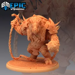 Pigserker Attacking / Pig Berserker / Armored Were Boar