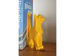 Polygon Mesh Cat Bookend