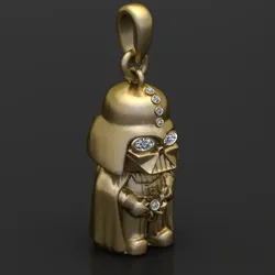 STAR WAR ENEMY PENDANT  3d peintable model