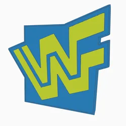 WWF (1995 Logo) Lightbox by MANIACMANCAVE3D