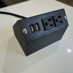 45 Degree Angle Outlet Tabletop Mount