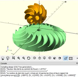 Configurable Paired Crown Gear