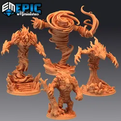 Elemental Prime Set / Ancient Four Elements / Air Water Earth Fire Element Primordial