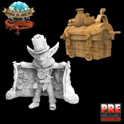 Gizzit Ere Goblin Merchant & Wagon