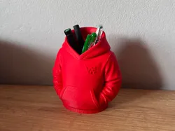 Hoodie Pen Pot - Free 3D Print Model