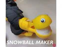 Snowball making device
