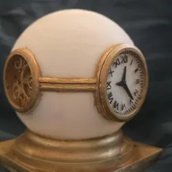 Steampunk Moon Lithophane Clock