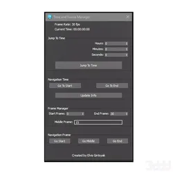 Time and Frame Manager 3D model