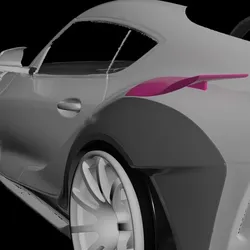 Toyota Supra Mk5 air part downforce