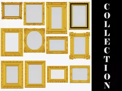 12 Classic Frames Collection 3D model