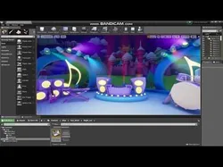 Asset UE4 - Cartoons - Background - Stage- Hight Poly 3D model