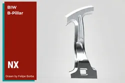 B-Pillar Hot Stamping Process - NX Surface to Sheet Metal Design