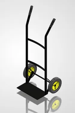 Carrinho para Transporte de Carga 80kgf Roda de Borracha VONDER