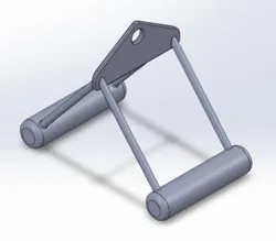 Close grip row/pulldown handle (Conventional)