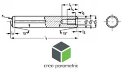 Cylindrical pins DIN 6325 and DIN 7979