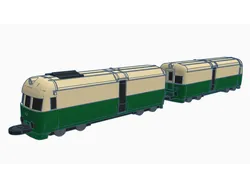 ERTL mini TGR DP class and PT trailer car