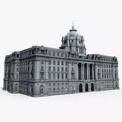 European Building 3D model