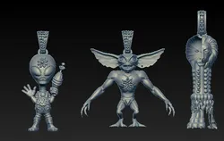 Fantasy & Sci-Fi Character Pendant Collection – 3D Printable Jewelry Models