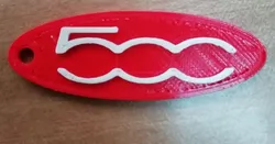 Fiat 500 keyring
