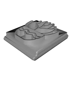Gasteria Pot Stamp Tile Set, 5 Motif Sizes for Clay, Cookies & Fondant, Succulent & Cactus Design PRODUCT_1590