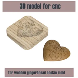 Gingerbread mold Heart 05