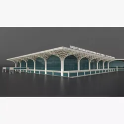 Hazrat Shahjalal Airport Tarminal 3 3D model