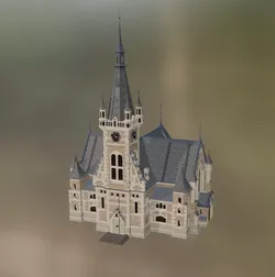 Hungarian Reformed Church of Brasov - Lost Historic Landmark 3D model