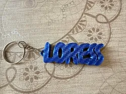 Llavero con nombre LORESS - Modelo de impresión 3D gratuito