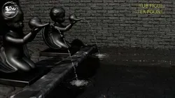 LUMION ANIMATED FOUNTAIN cherub figurine fountain 3D model