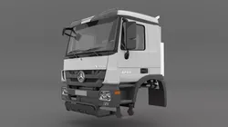 Mercedes Actros 4144 Head only 01 3D model