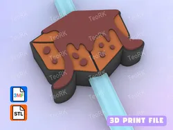Other STL indir - Straw Topper Brownie - TeoRk