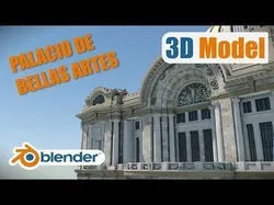 Palacio de Bellas Artes 3D model