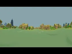 Ponyville cartoon village 3D model