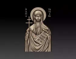 Saint Tatiana of Rome 3D model