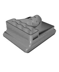 Shark Fin Ocean Stamp Tile Set, 5 Sizes 20-40mm for Clay, Cookies & Fondant, Ocean & Sea Predator Motif PRODUCT_1670
