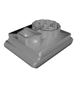 Small Tree Stamp Tile Set, 5 Sizes, 20-40 mm, Perfect for Clay, Cookies & Fondant PRODUCT_1569